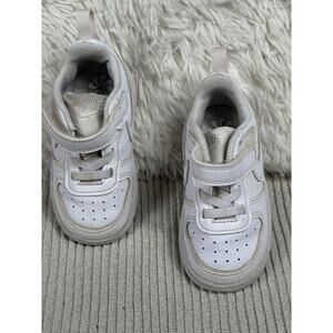 Nike Shoes Toddler Size 6C White All Day Play Strap Leather Sneakers